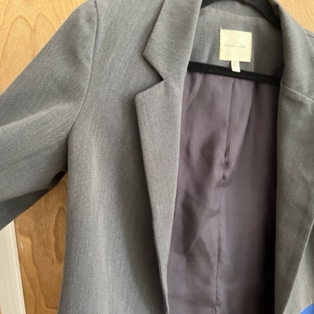 Anthropologie Silence And Noise Color Block Blazer - image 3